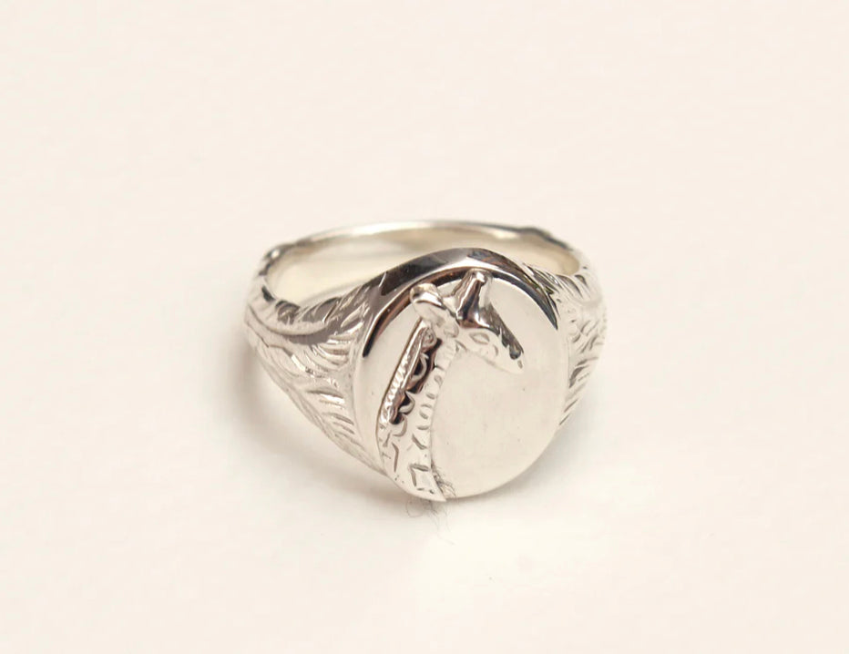 Giraffe Signet Ring