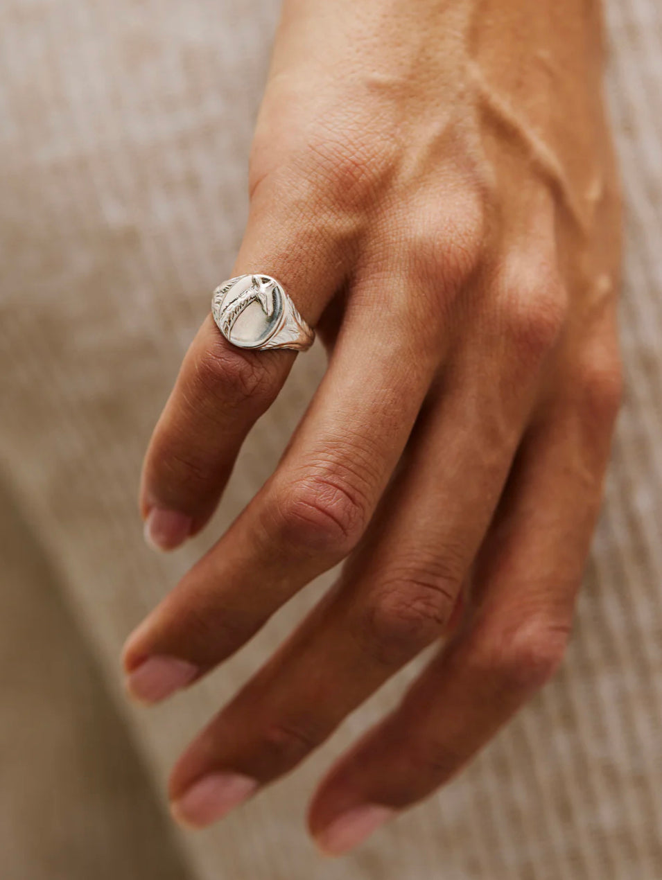 Giraffe Signet Ring
