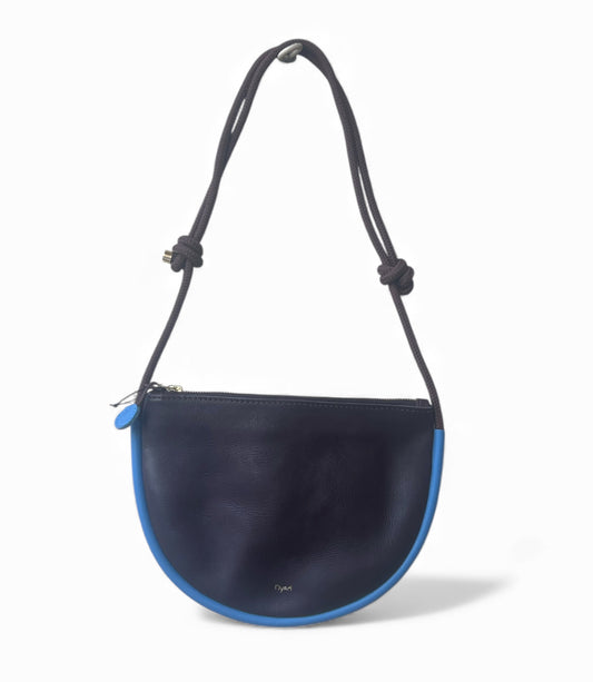 Selene Bag- Chocolate and Sky Blue
