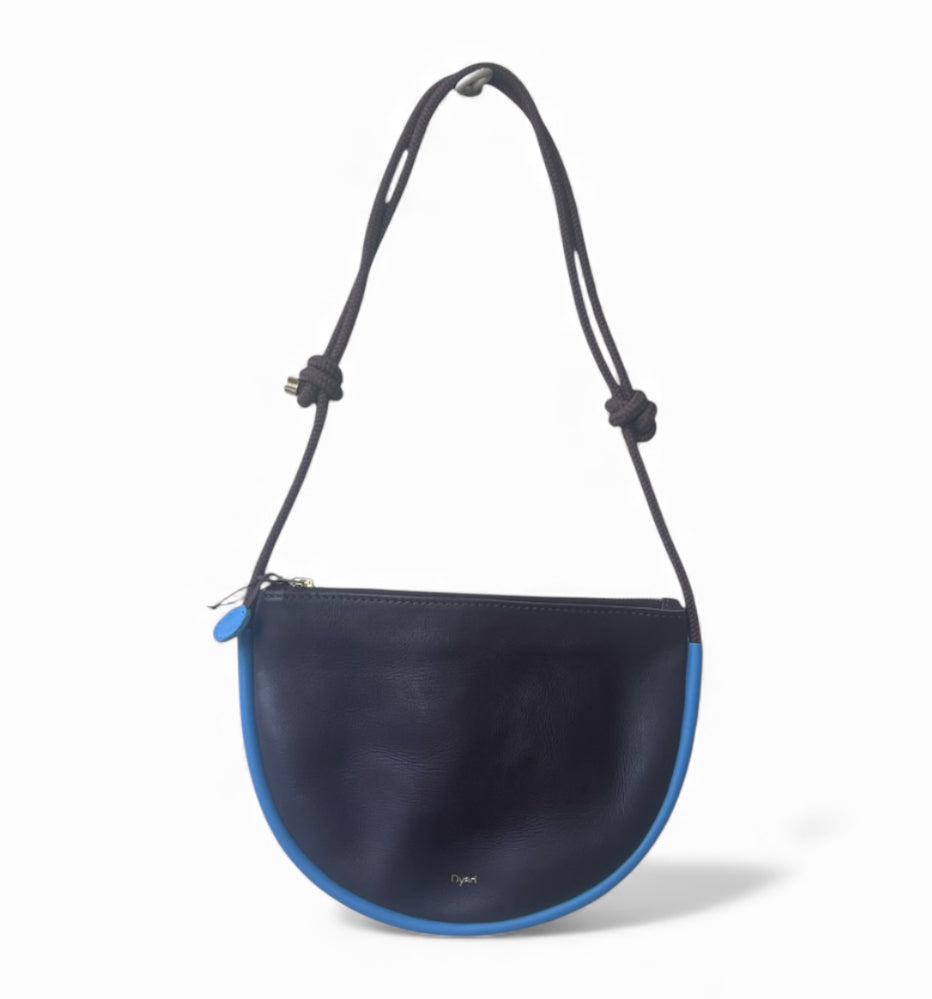 Selene Bag- Chocolate and Sky Blue