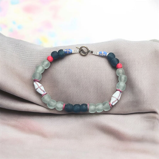 Recycled Glass Chocker Necklace