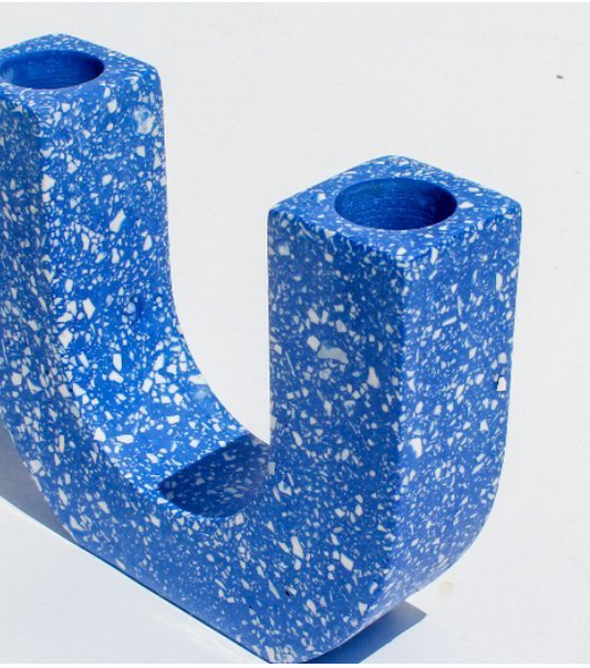 Candlestick Holders- Blue
