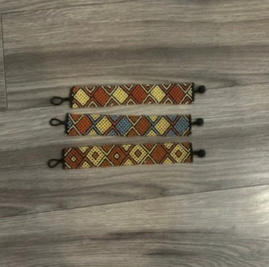 Flat Zulu Beaded Bracelets