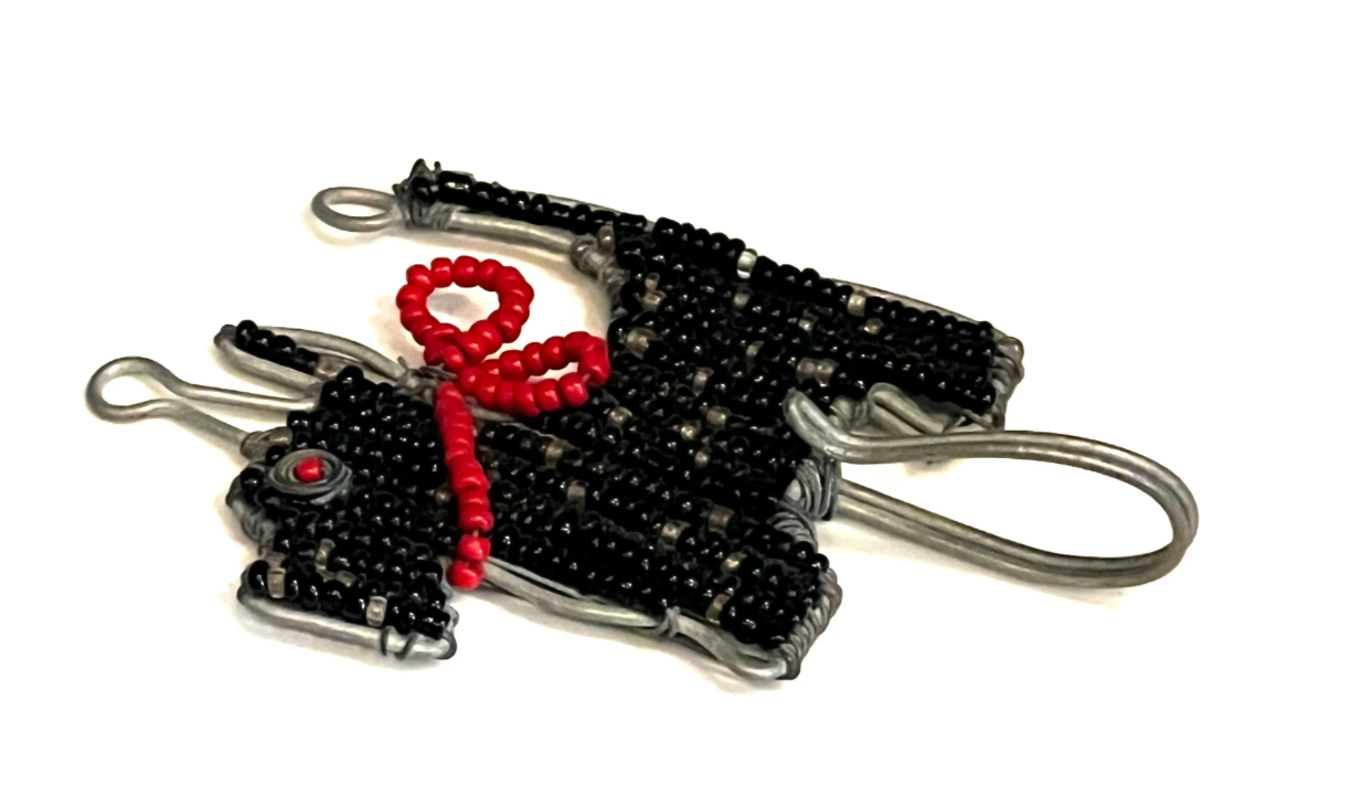 Black Scottie Key Hook