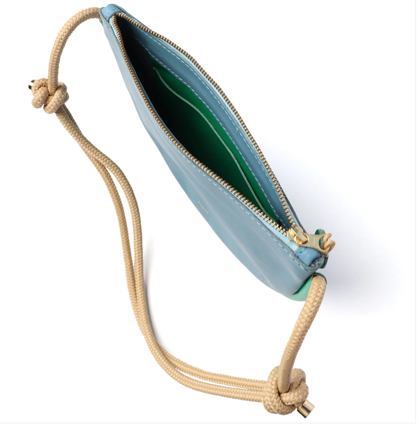 Selene Bag- Sky Blue and Lawn Green
