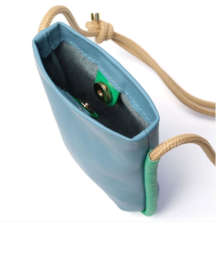 Sol Bag- Baby Blue and Lawn Green