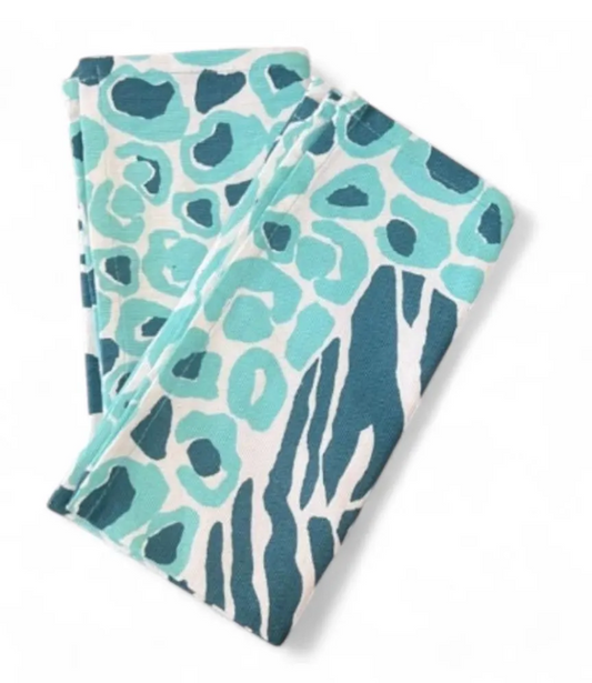 Zebra & Cheetah Print Cotton Napkin Sets
