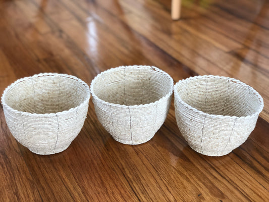 Hand Beaded Small Decor and Storage Bowls