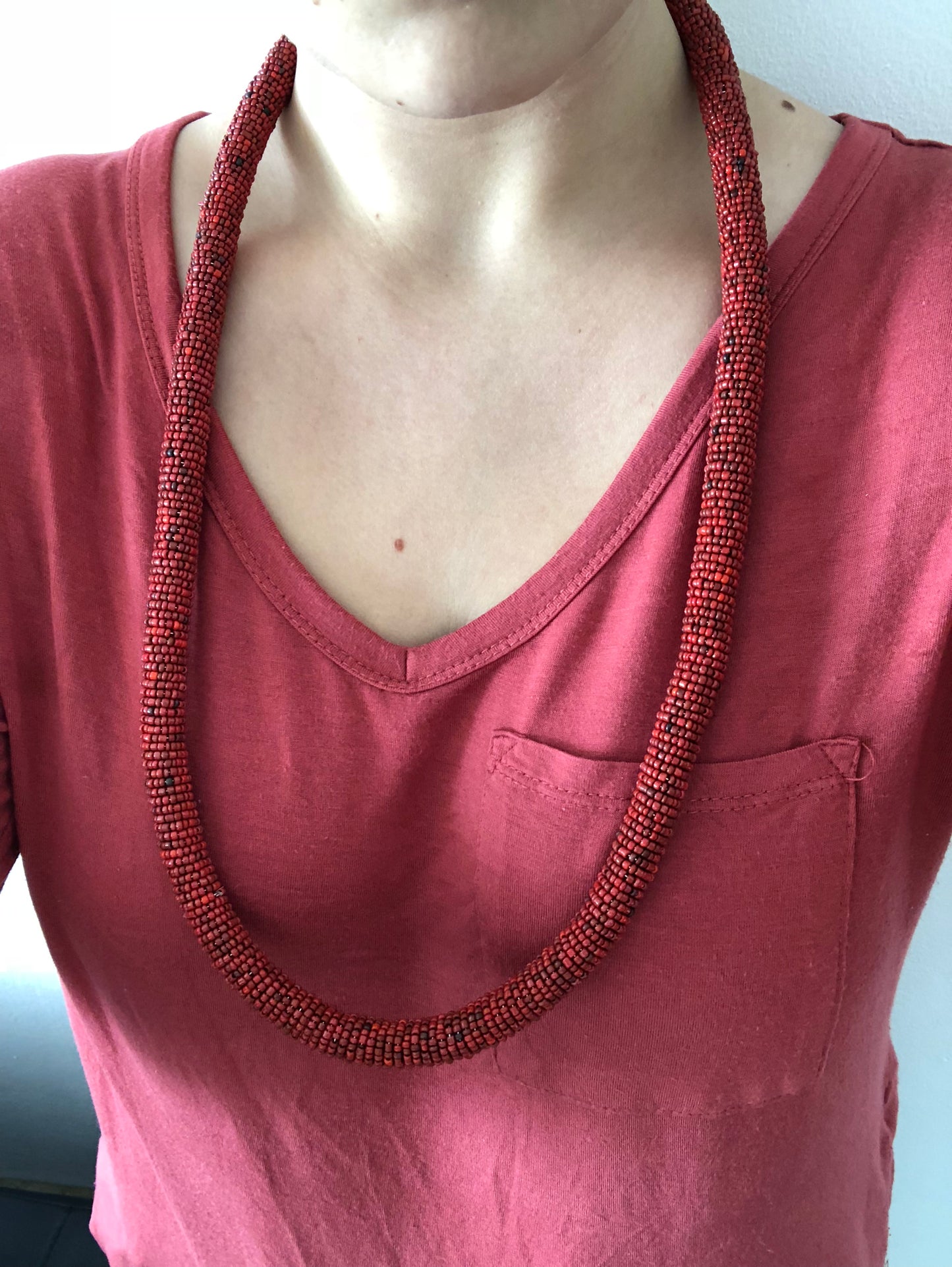 Beaded Loop Necklace