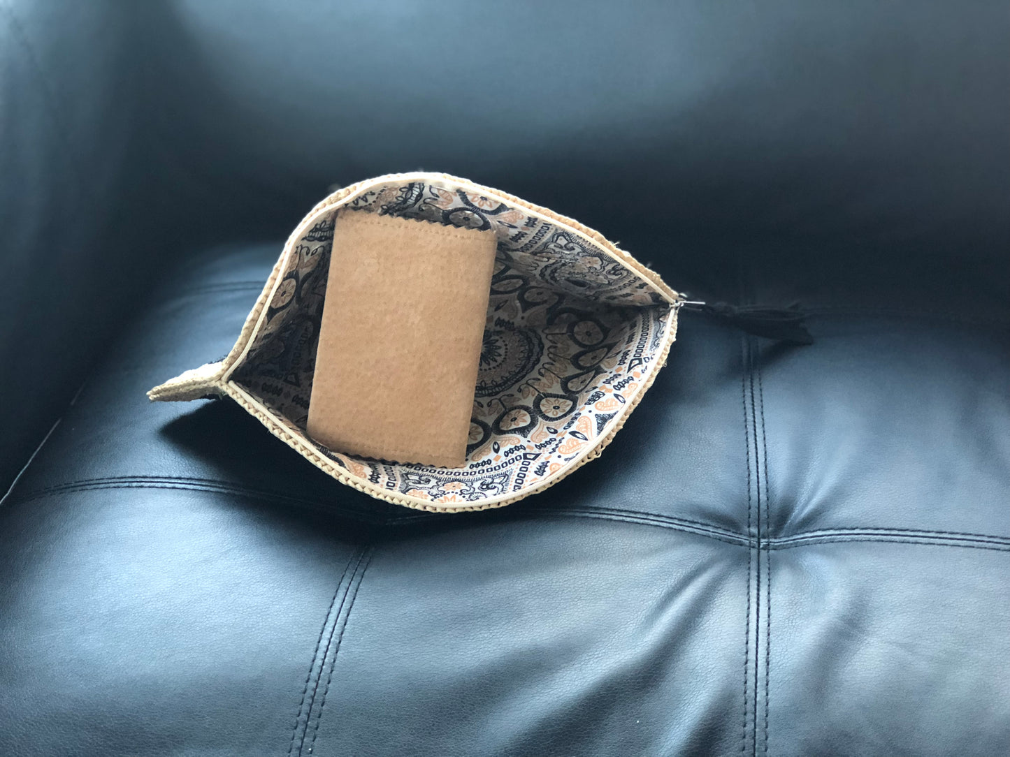 Neutral Raffia Clutches