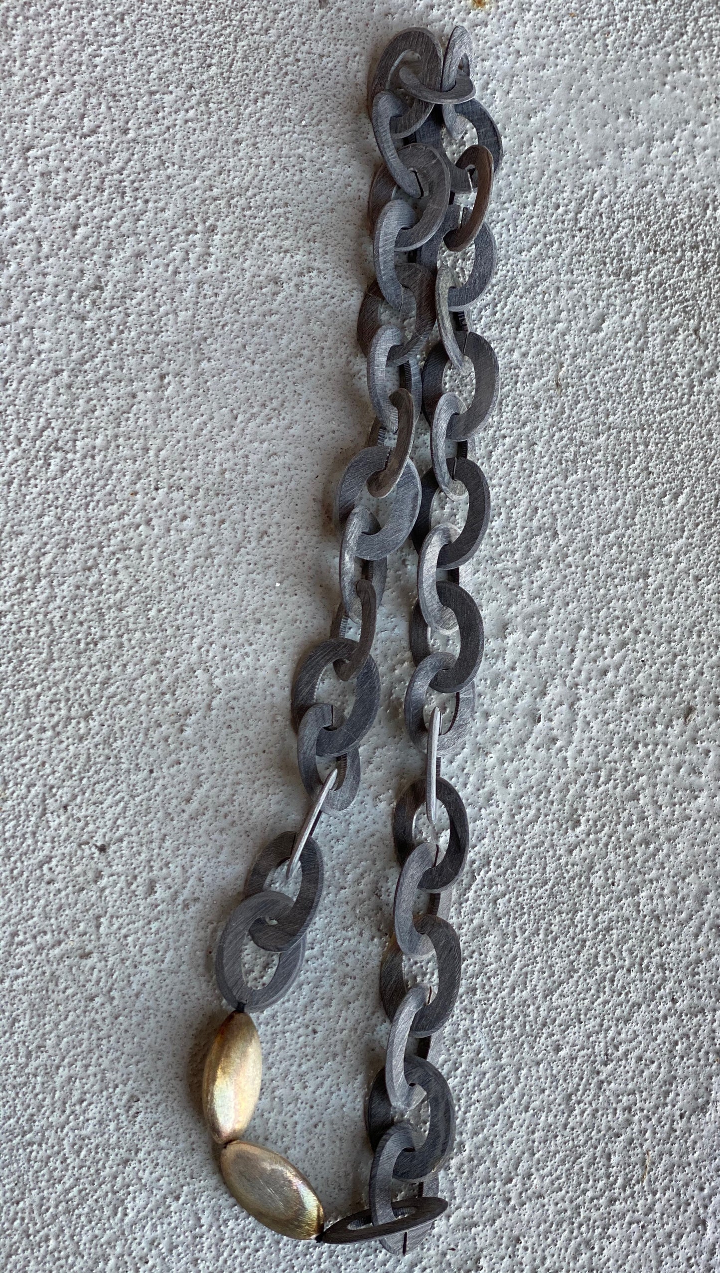 Modern Link Statement Necklace