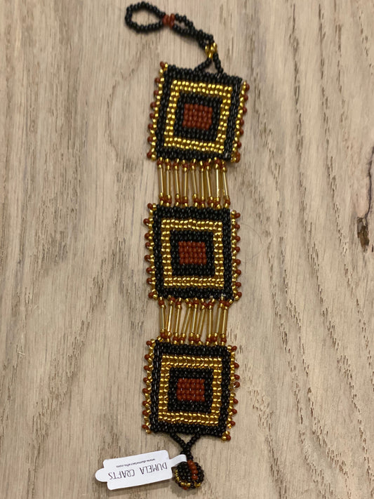 Zulu Square Beaded Bracelets