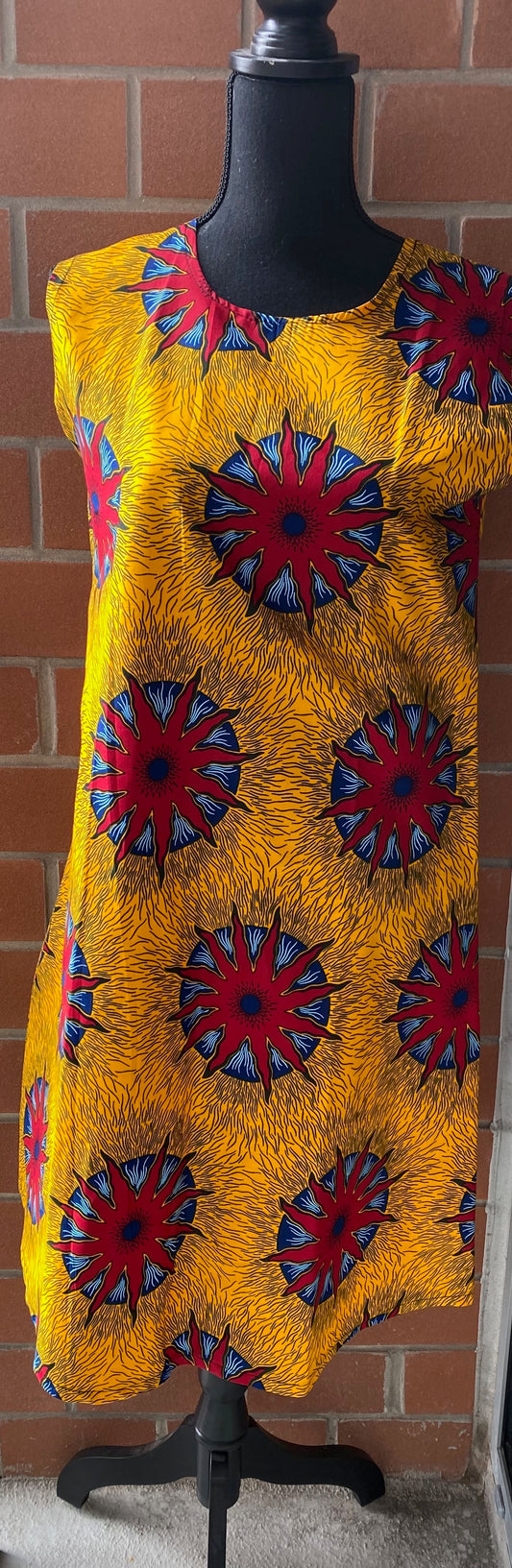 Wax Print Shift Dresses