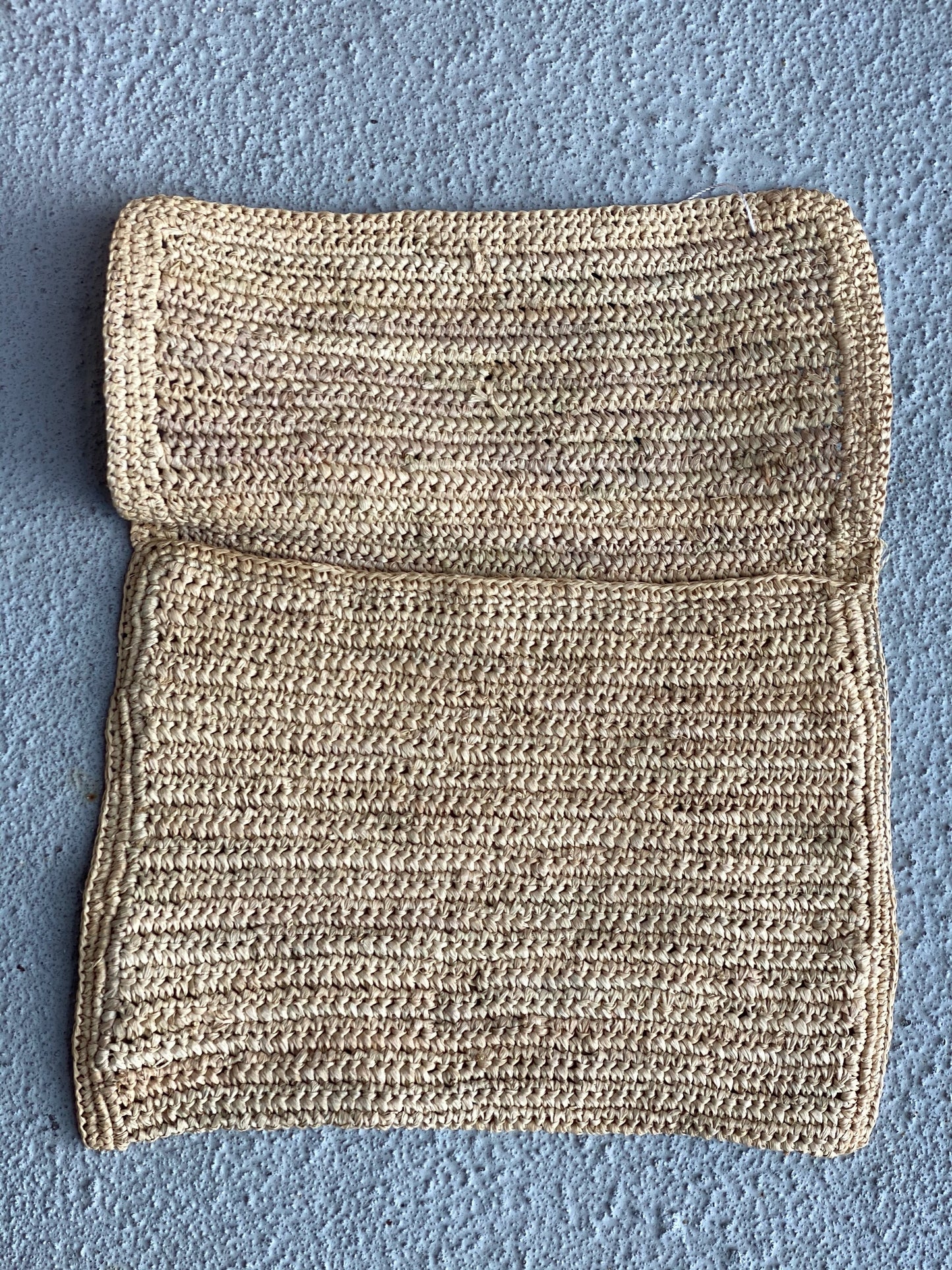 Raffia and Cow Horn Clutches