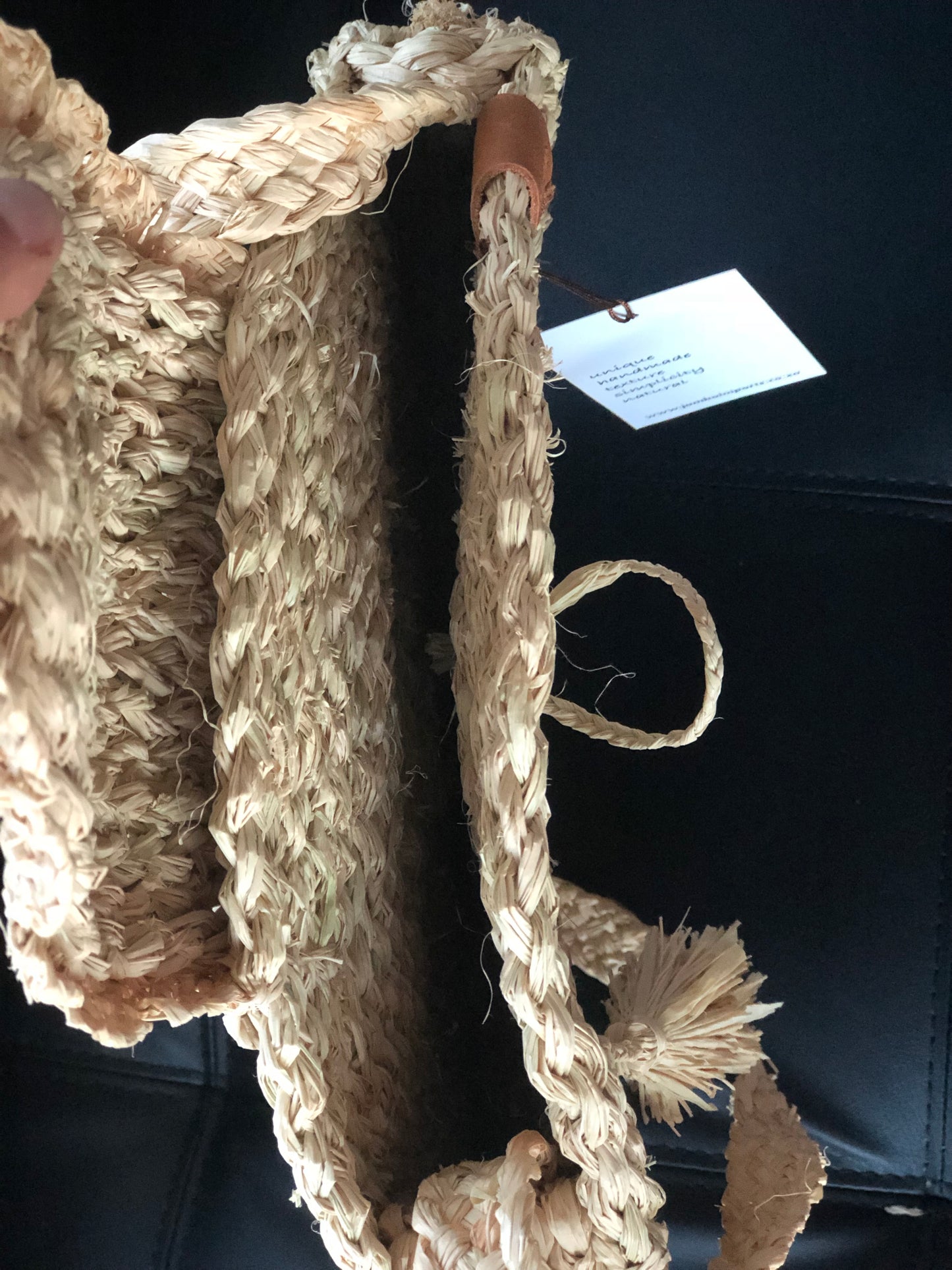 Raffia Large Round Handbags