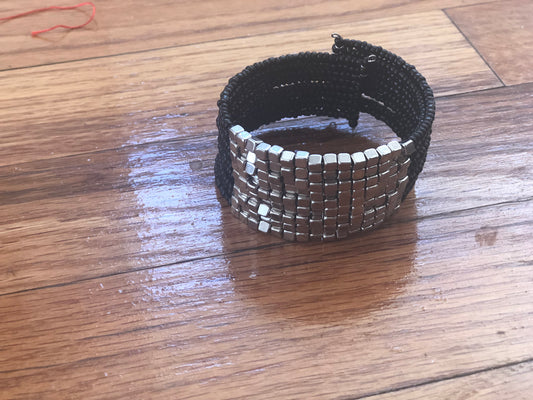 Retro Beaded Cuff Bracelets