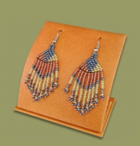 Feather Beaded Earrings