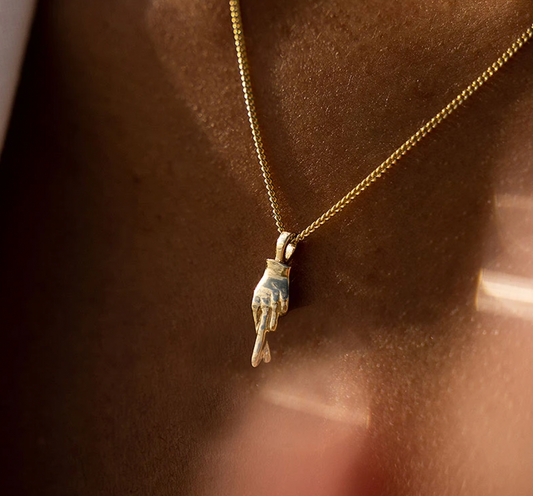 Fingers Crossed Necklaces