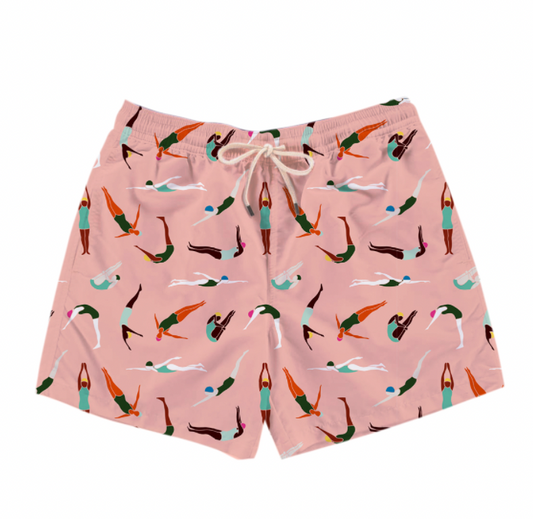 Freestyle Board Shorts-Pink