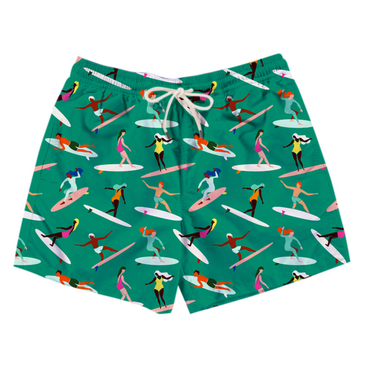 Freestyle Swim Trunks- Green