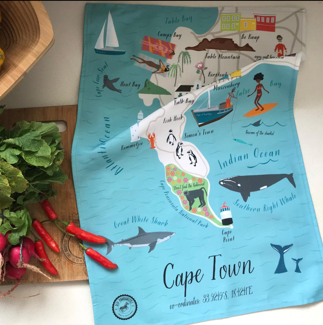 Cape Town Tea Towels