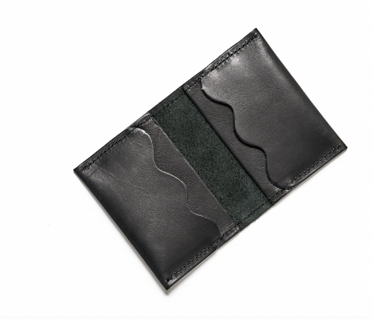 Wave Card Holder-Black