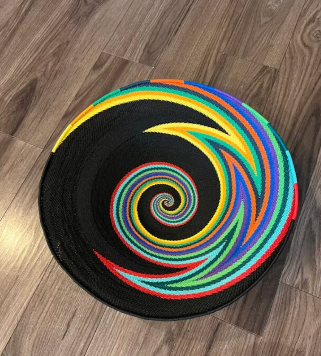 Rainbow Large Telephone Wire Bowls