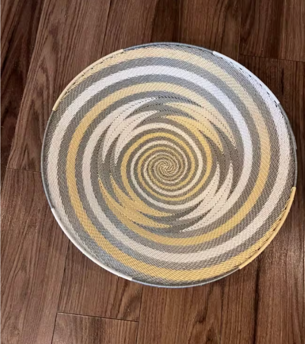 Rainbow Large Telephone Wire Bowls