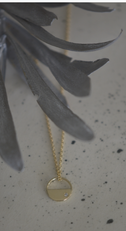 Minimalist Half-Round Necklace