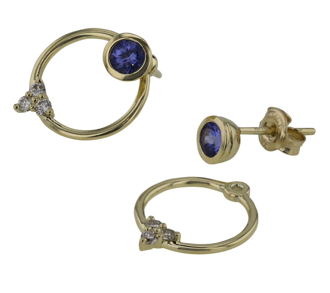 The Tau Earrings