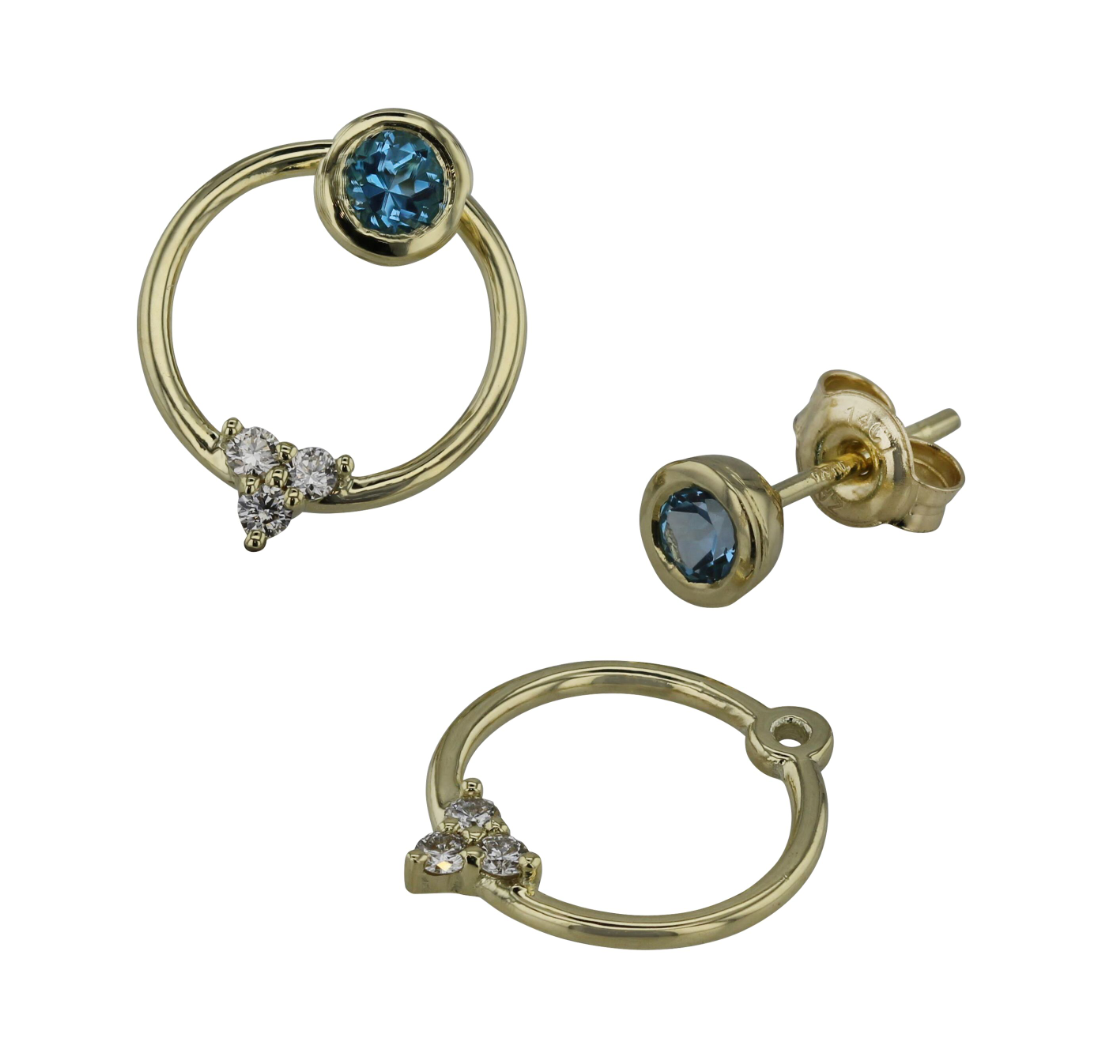 The Tau Earrings
