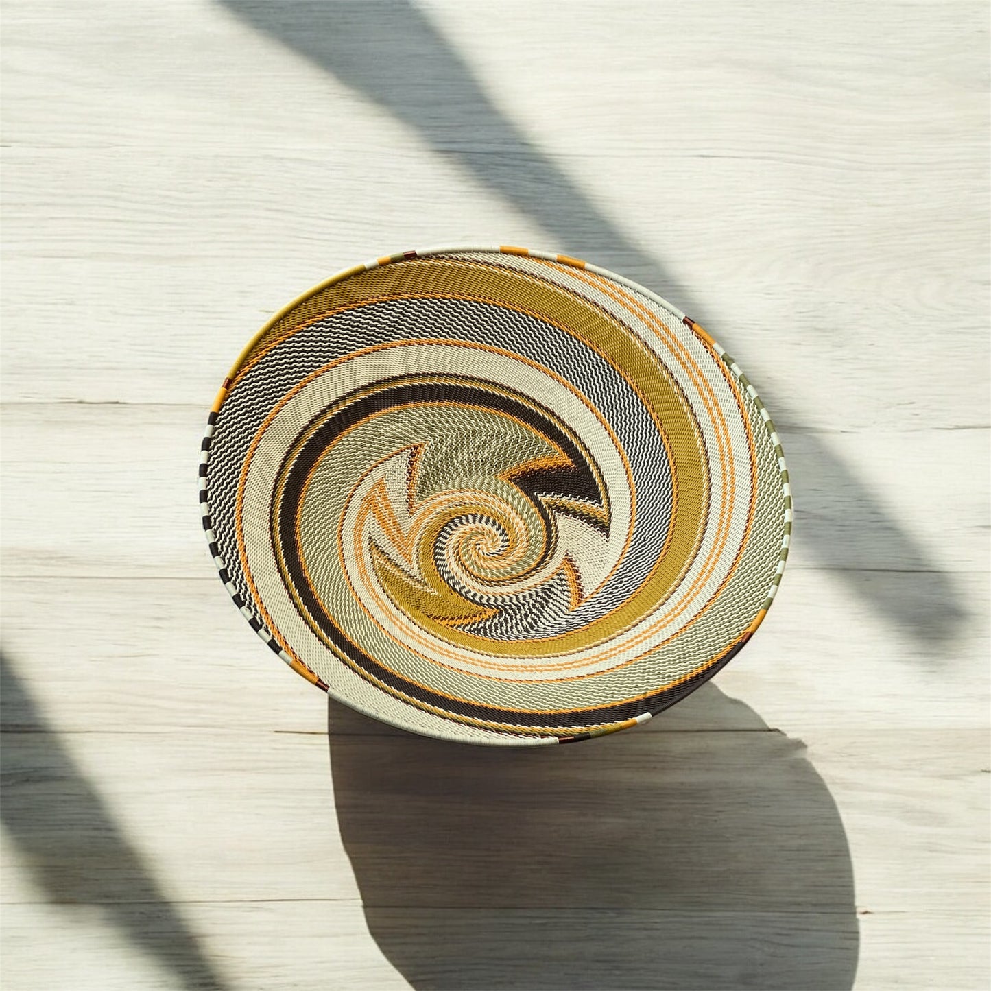 Large Telephone Wire Bowls - Marigold