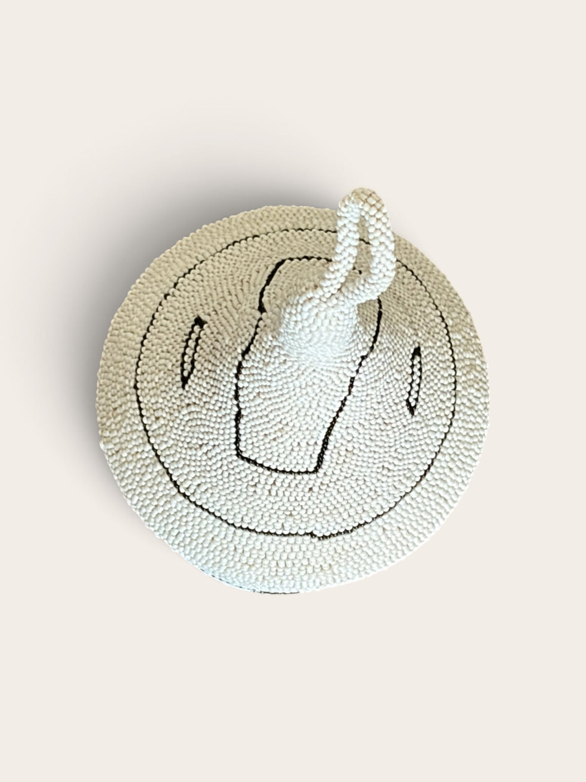Beaded Peace Basket