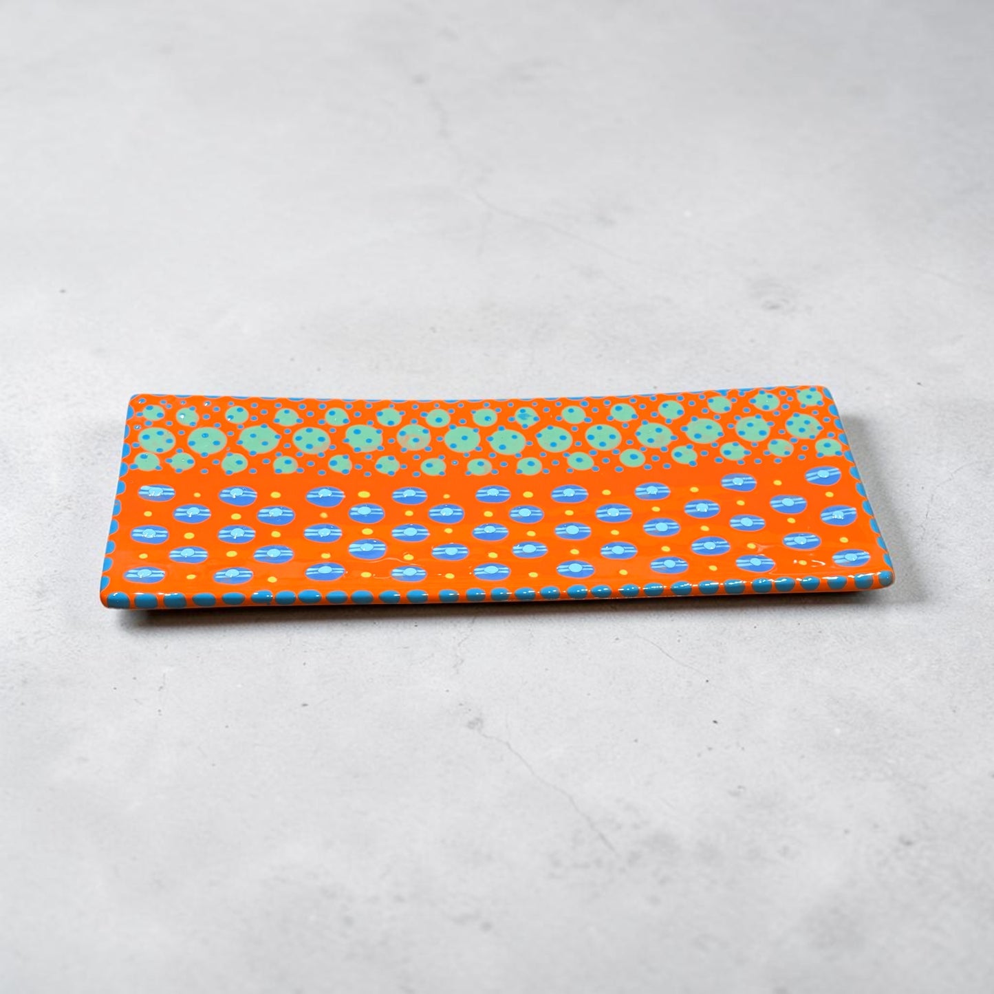Potterswork Long Sushi Plate - Orange