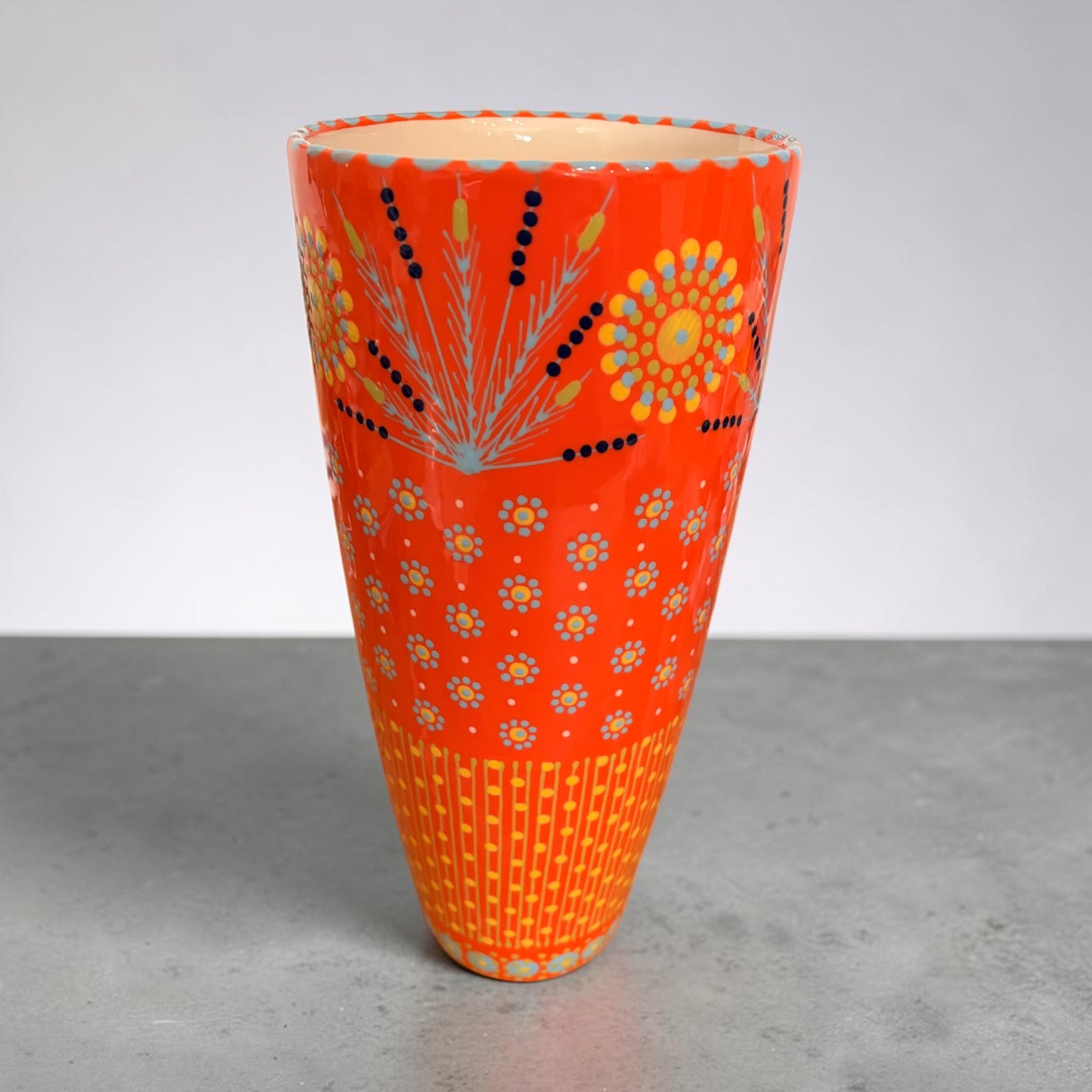 Potterswork African Sun Long Vase