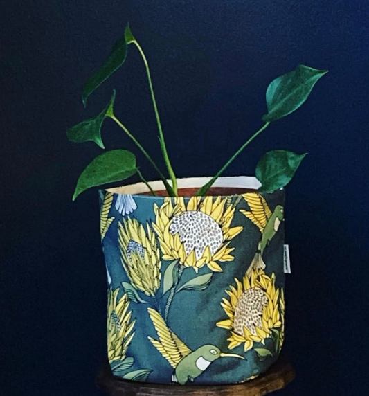 Fabric Soft Pots-Protea Yellow