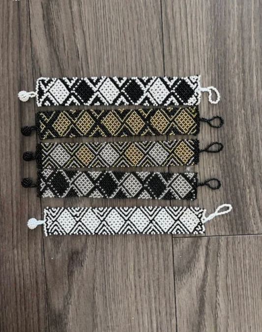 Flat Zulu Beaded Bracelets