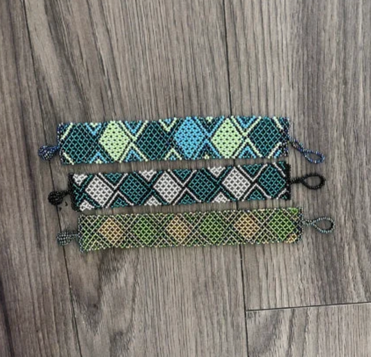 Flat Zulu Beaded Bracelets