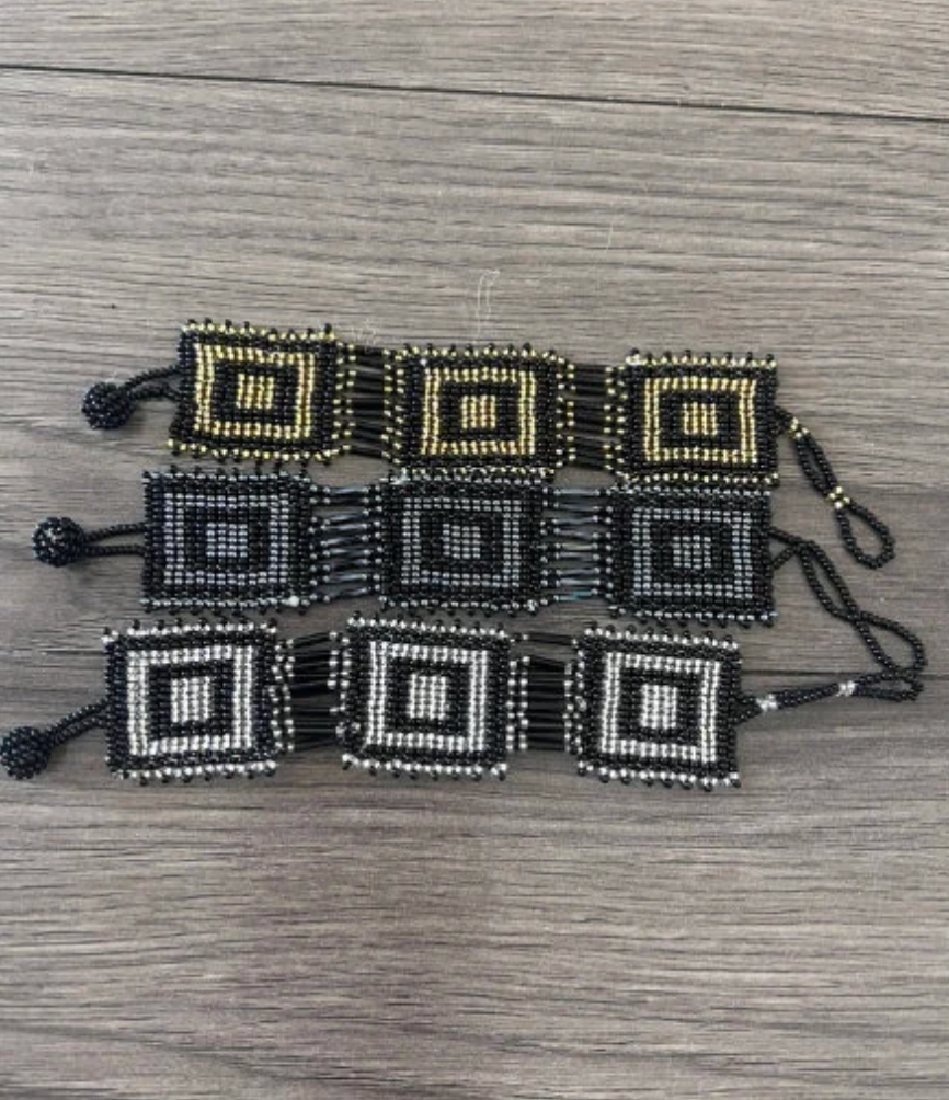 Zulu Square Beaded Bracelets