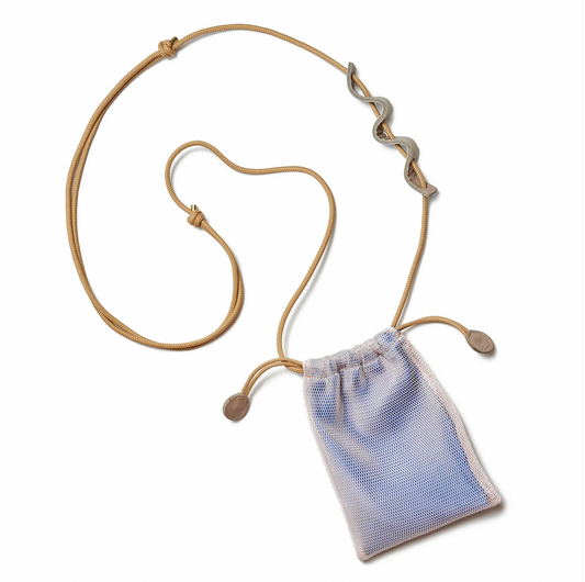 Mini Moire Bag- Blue