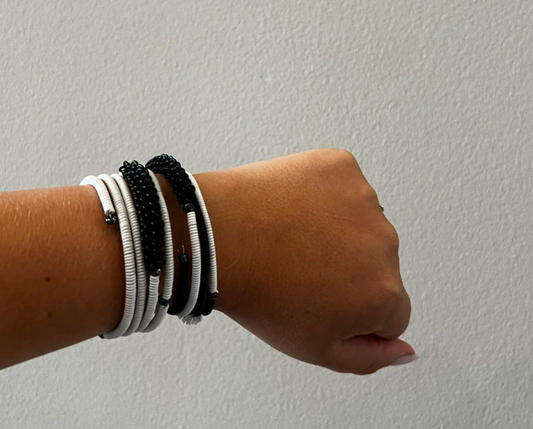 Telephone Wire Wrap Bracelets
