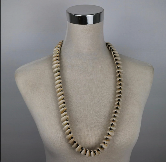 Long Shell Loop Necklace