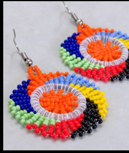 Zulu Circle Earrings