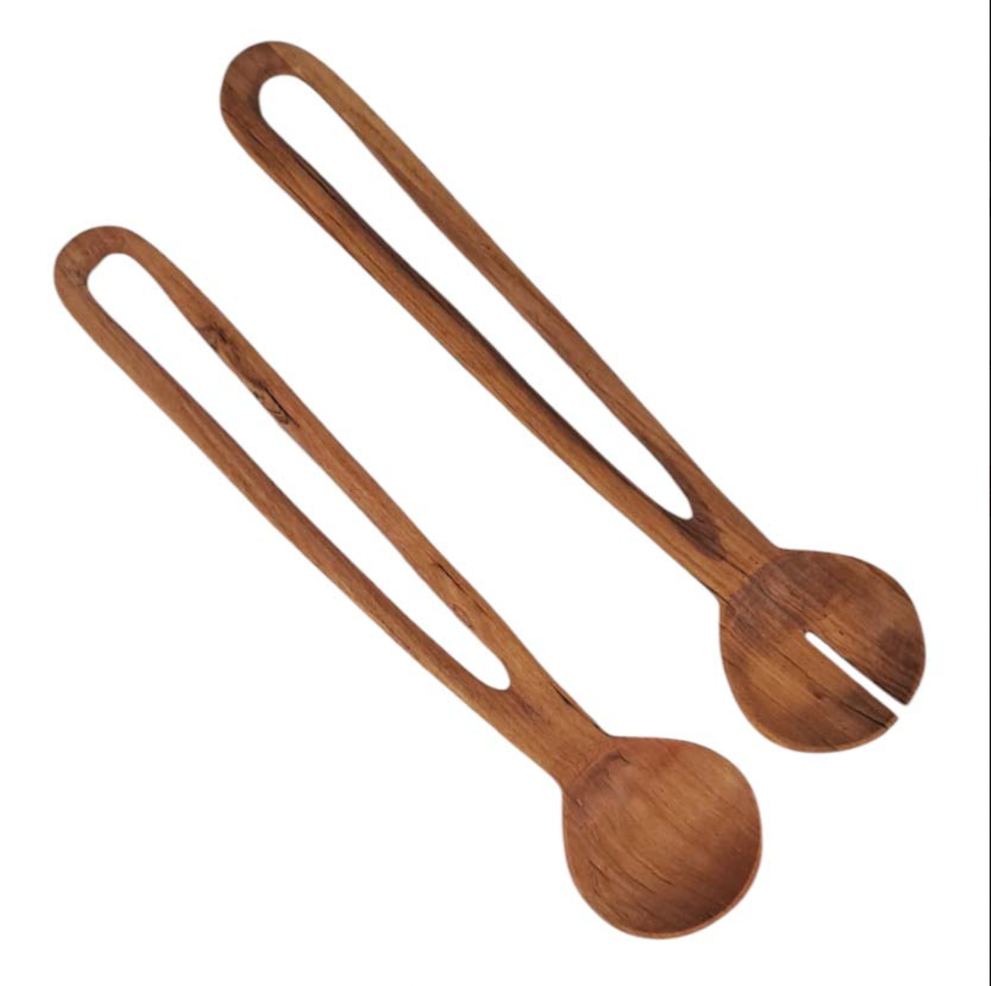 Modern Oak Salad Sever