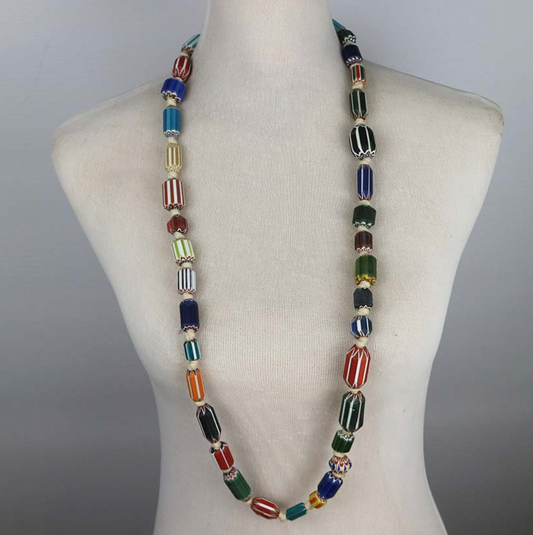 Trade Bead Loop Necklace
