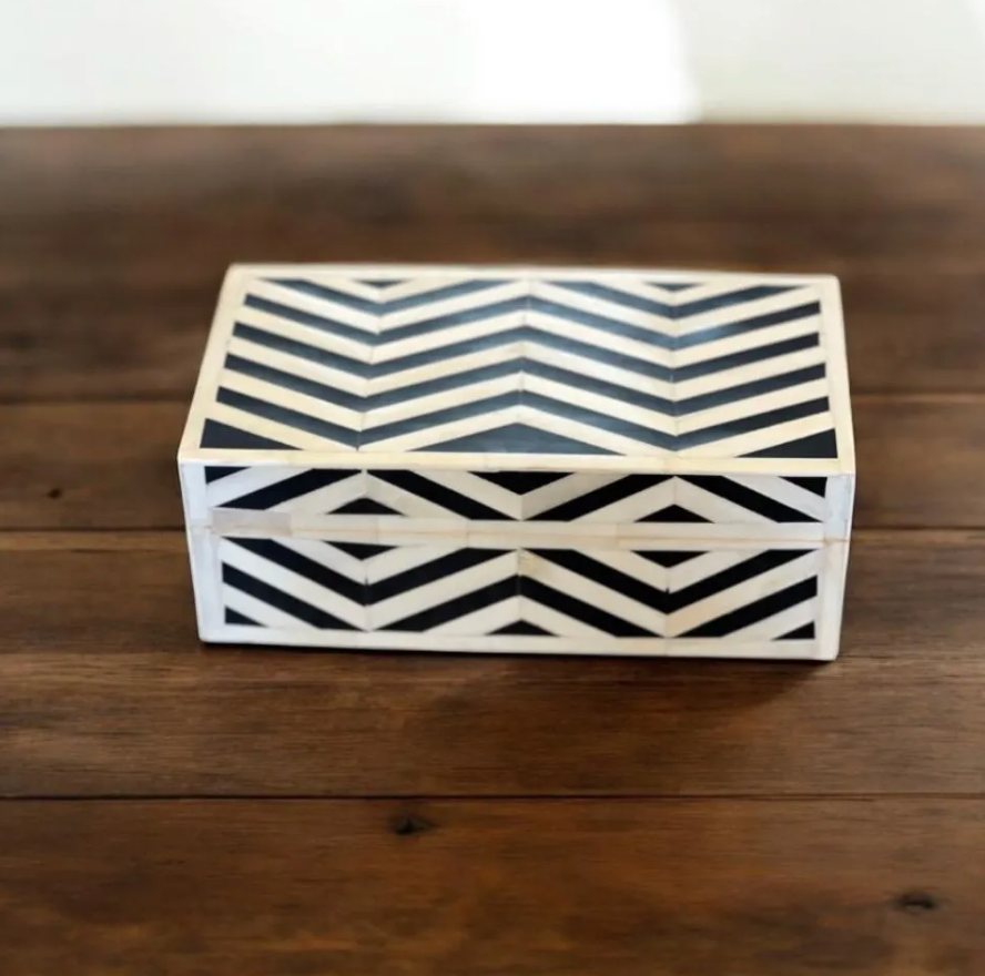 Luxury Cow Horn Rectangular Box