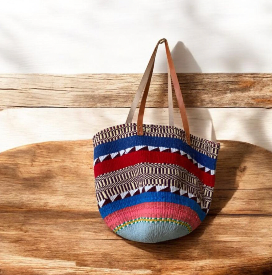 Cotton Bolga  Bags- Modern Blues
