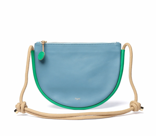 Selene Bag- Sky Blue and Lawn Green
