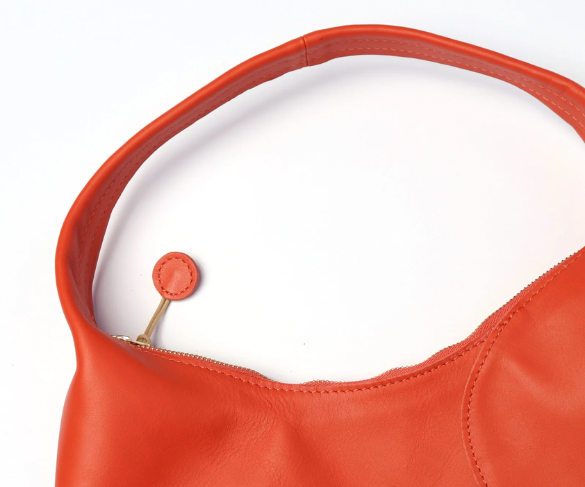 Libra Shoulder Bag- Lobster Orange