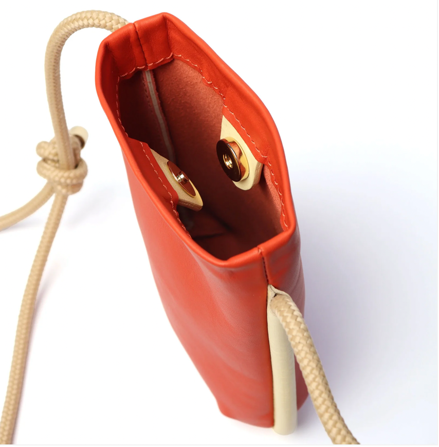 Sol Bag - Lobster Orange and Butter Yellow